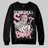 AMIRI White & Pink Stars Court Sneakers DopeSkill Sweatshirt Stay It Busy Graphic Streetwear - Black