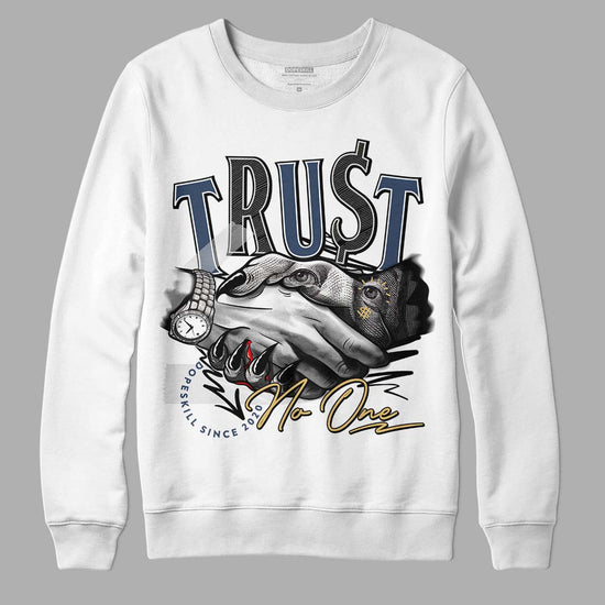 A Ma Maniere x Jordan 5 Dawn “Photon Dust” DopeSkill Sweatshirt Trust No One Graphic Streetwear - White