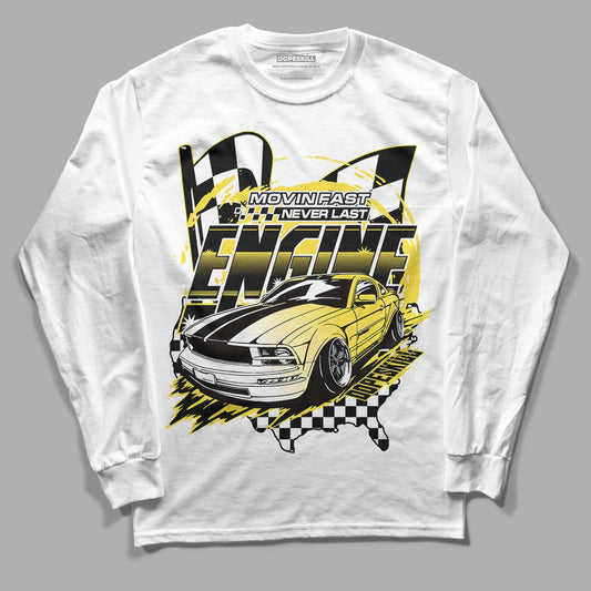 Wmns Air Jordan 11 Low 'Yellow Snakeskin' DopeSkill Long Sleeve T-Shirt ENGINE Tshirt Graphic Streetwear - White