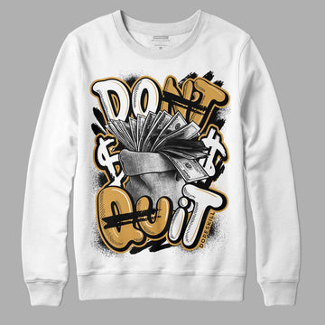 Jordan 11 "Gratitude" DopeSkill Sweatshirt Don't Quit Graphic Streetwear - White