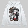 Jordan 9 'Olive' DopeSkill Hoodie Sweatshirt New H.M.O Graphic Streetwear - White