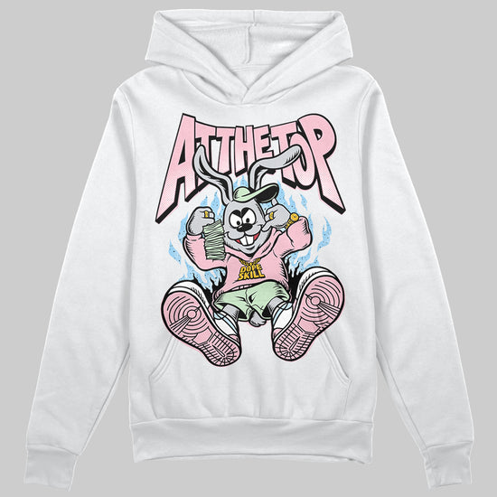 Jordan 4 Retro Valentine's Day (2026) (GS) DopeSkill Hoodie Sweatshirt At The Top Graphic Streetwear - White 