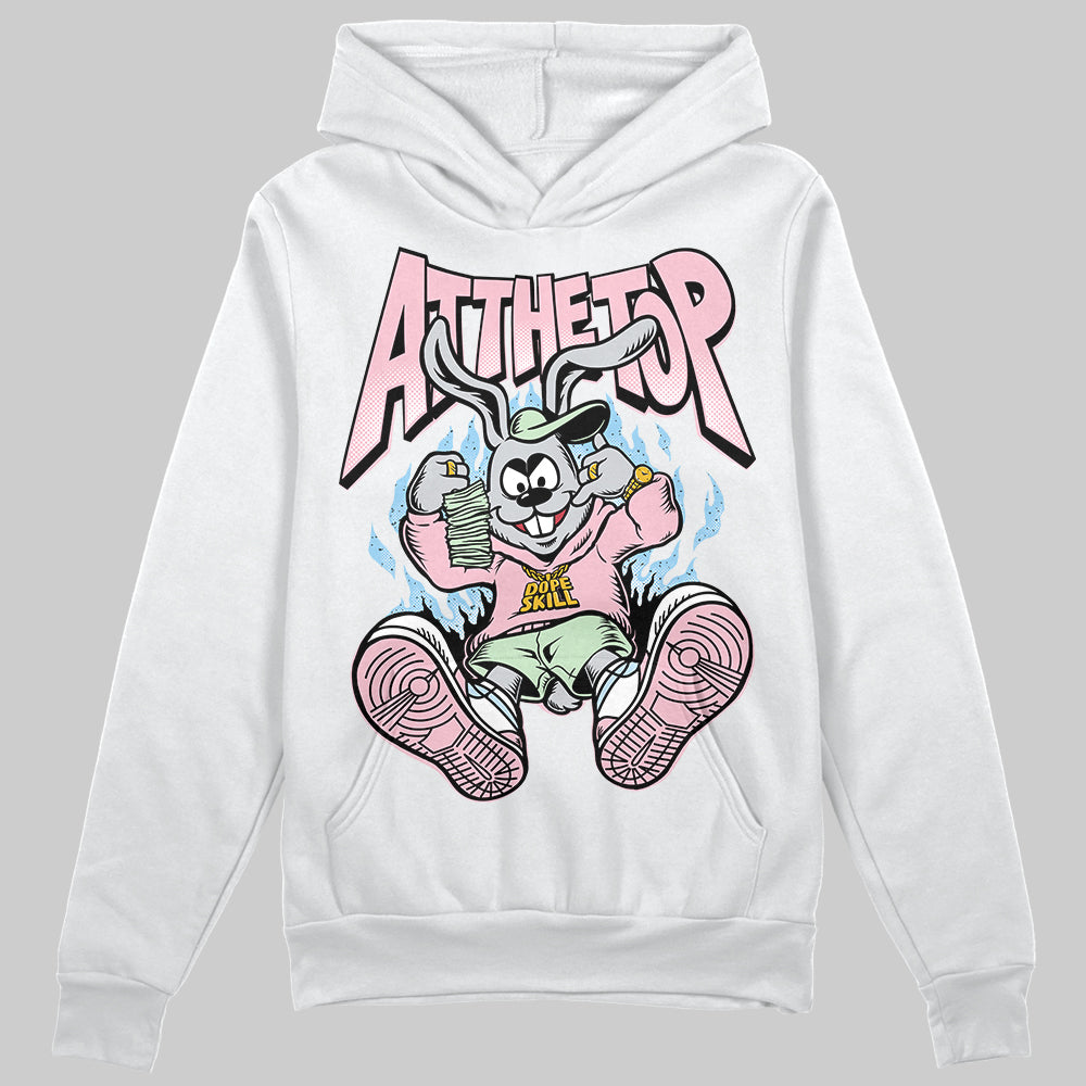 Jordan 4 Retro Valentine's Day (2026) (GS) DopeSkill Hoodie Sweatshirt At The Top Graphic Streetwear - White 