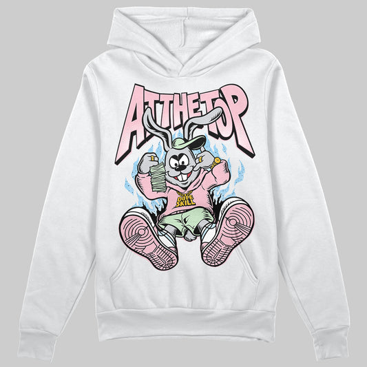 Jordan 4 Retro Valentine's Day (2026) (GS) DopeSkill Hoodie Sweatshirt At The Top Graphic Streetwear - White 