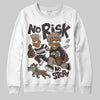 SoleFly x Air Jordan 12 Retro SP 'Cafecito/Baroque Brown' DopeSkill Sweatshirt No Risk No Story Graphic Streetwear - White 