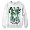 Jordan 1 High OG Green Glow DopeSkill Sweatshirt Angels Graphic Streetwear - White