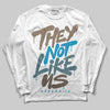 Jordan 3 GS “We Outside” DopeSkill Long Sleeve T-Shirt They Not Like Us Graphic Streetwear - White