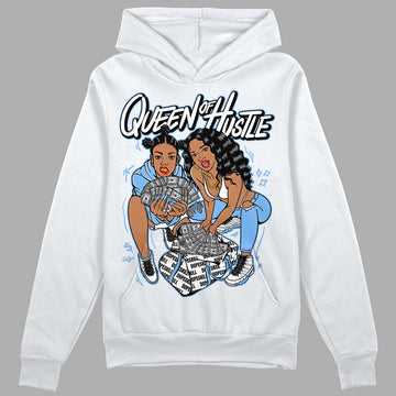 Jordan 9 Powder Blue DopeSkill Hoodie Sweatshirt Queen Of Hustle Graphic Streetwear - White 