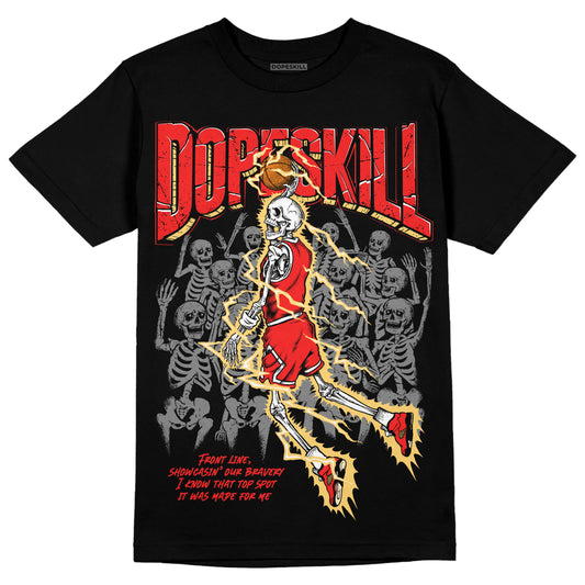 Jordan 5 "Dunk On Mars" DopeSkill T-Shirt Thunder Dunk Graphic Streetwear - Black