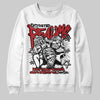 Jordan 14 Golf “Last Shot” DopeSkill Sweatshirt Distorted Realms Graphic Streetwear - White