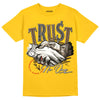 Yellow Sneakers DopeSkill Gold T-shirt Trust No One Graphic Streetwear