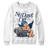 Jordan Spiz’ike Low “White/Obsidian” DopeSkill Sweatshirt New No Days Off Graphic Streetwear - White