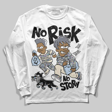 Jordan 11 Low CNY “Year of the Snake” DopeSkill Long Sleeve T-Shirt No Risk No Story Graphic Streetwear - WHite