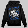 Royal Blue Sneakers DopeSkill Hoodie Outlast Graphic Streetwear - Black