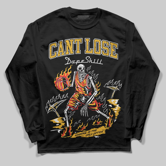 Jordan 5 'Tokyo' DopeSkill Long Sleeve T-Shirt Cant Lose Graphic Streetwear - Black