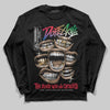 Jordan 11 Retro 285 Atlanta DopeSkill Long Sleeve T-Shirt The Mouth With No Droughts Graphic Streetwear - Black