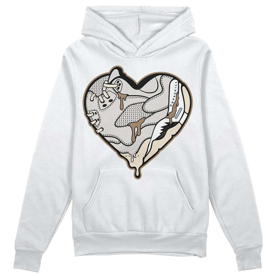 Jordan 5 SE “Sail” DopeSkill Hoodie Sweatshirt Heart Jordan 5 Graphic Streetwear - White 