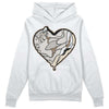 Jordan 5 SE “Sail” DopeSkill Hoodie Sweatshirt Heart Jordan 5 Graphic Streetwear - White 