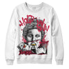 Jordan 1 Retro High '85 OG Metallic Burgundy DopeSkill Sweatshirt Hold My Own Graphic Streetwear - WHite