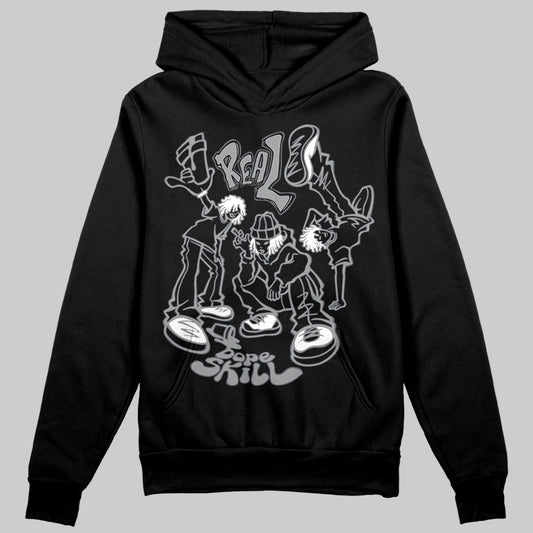 Jordan 5 Retro Wolf Grey (2026) DopeSkill Hoodie Sweatshirt Real Y2K Players Graphic Streetwear - Black