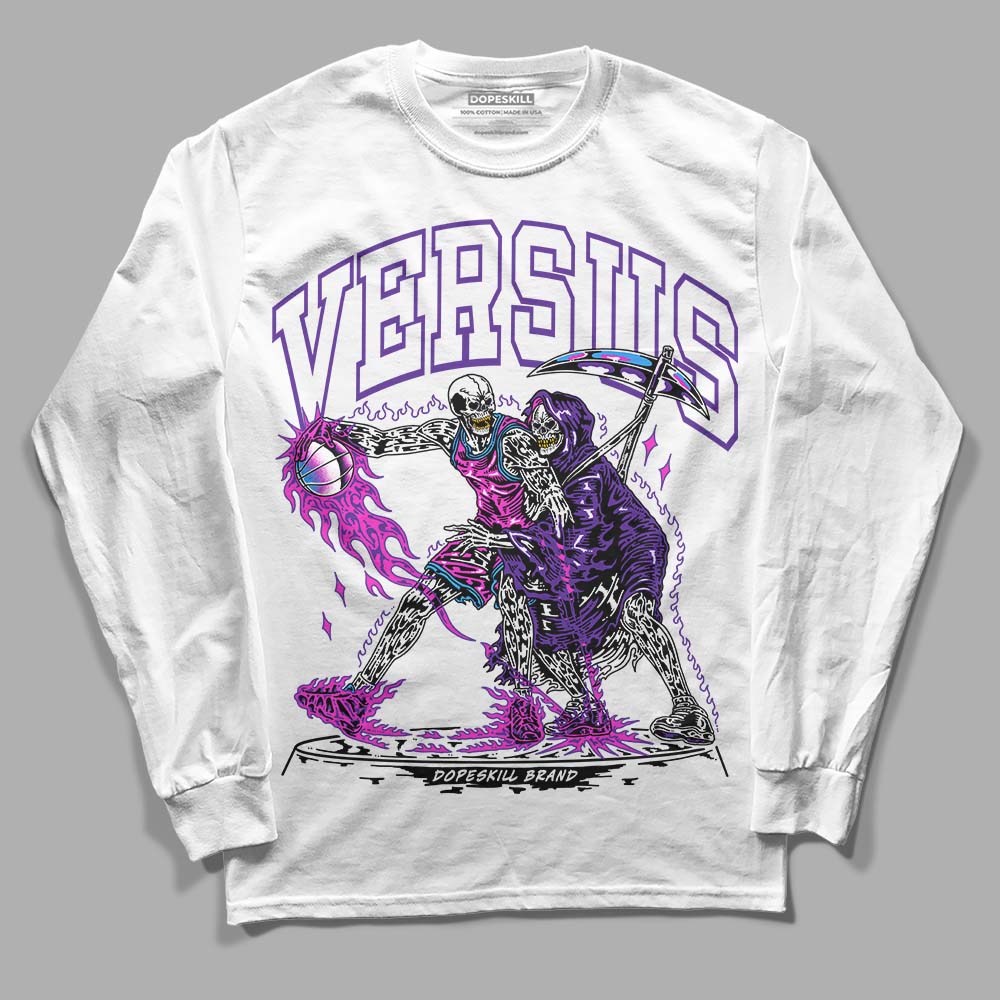 PURPLE Sneakers DopeSkill Long Sleeve T-Shirt VERSUS Graphic Streetwear - White