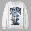 Jordan 3 "Midnight Navy" DopeSkill Sweatshirt Stay High Graphic Streetwear - White 