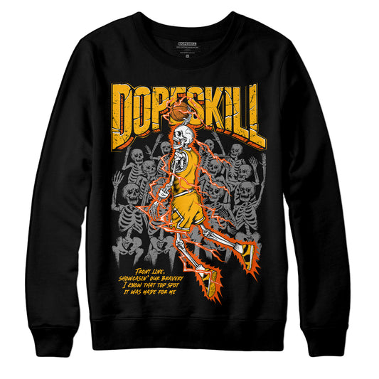 Dunk Low Championship Goldenrod DopeSkill Sweatshirt Thunder Dunk Graphic Streetwear - Black