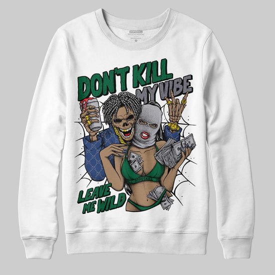 Asics GT-2160 ‘Shamrock Green’ DopeSkill Sweatshirt Don't Kill My Vibe Graphic Streetwear - White 