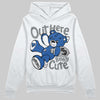Jordan 3 "True Blue" DopeSkill Hoodie Sweatshirt Out Here Being Cute Graphic Streetwear - White