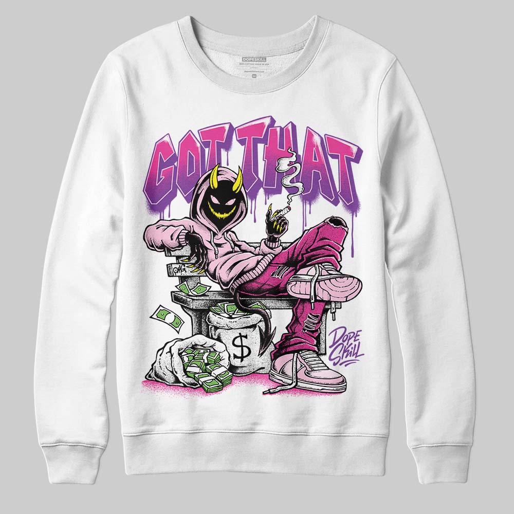 Pink Sneakers DopeSkill Sweatshirt Got That Graphic Streetwear - White 