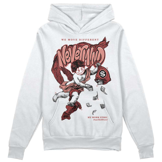 Jordan 13 “Dune Red” DopeSkill Hoodie Sweatshirt Nevermind Graphic Streetwear - WHite