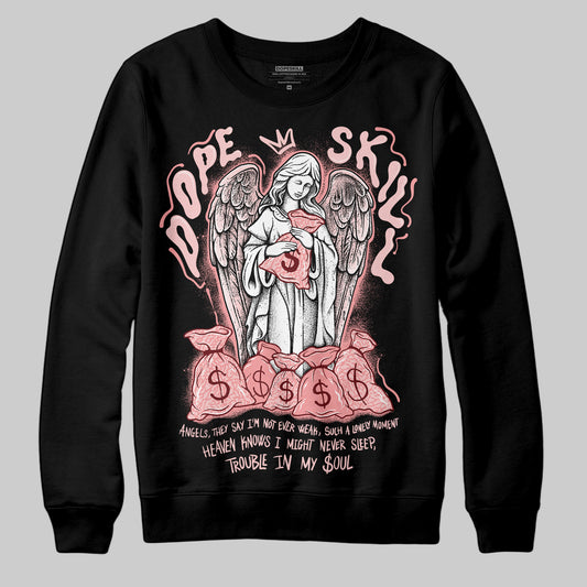 Jordan 3 Retro Valentine's Day Treat Yourself (2025) DopeSkill Sweatshirt Angels Graphic Streetwear - Black