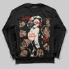 Jordan 4 Retro Cozy Girl DopeSkill Long Sleeve T-Shirt Built Different Graphic Streetwear - black