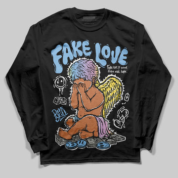 Jordan 5 “Year of the Snake” DopeSkill Long Sleeve T-Shirt False Love Graphic Streetwear - black