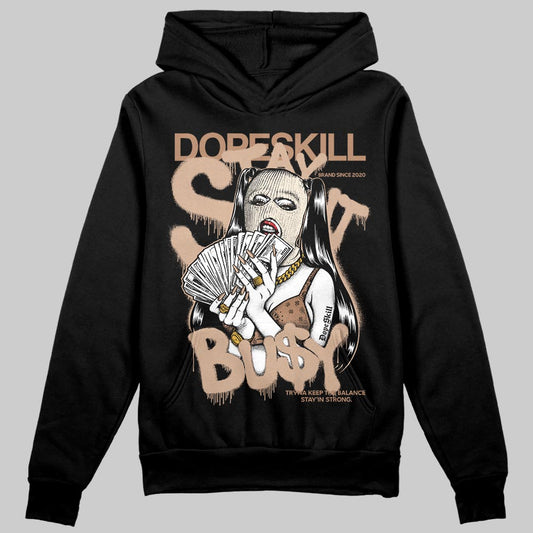 Jordan 4 Retro Cozy Girl DopeSkill Hoodie Sweatshirt Stay It Busy Graphic Streetwear - Black