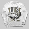 Jordan 3 “Medium Olive” aka “Family Affair” DopeSkill Long Sleeve T-Shirt You’re Lost Without Me Graphic Streetwear - White 