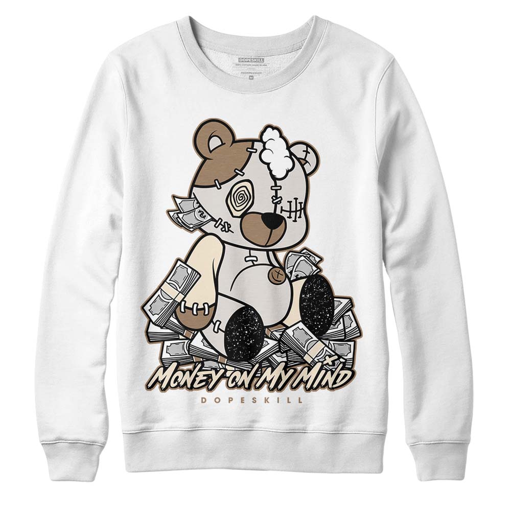 Jordan 5 SE “Sail” DopeSkill Sweatshirt MOMM Bear Graphic Streetwear - White