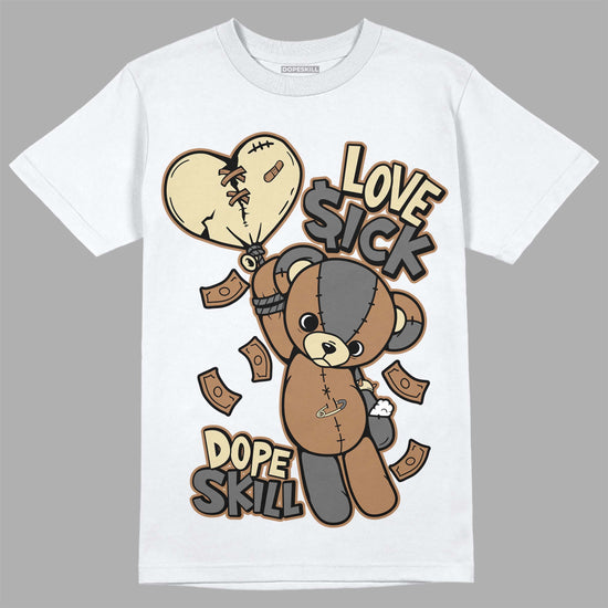 Jordan 6 WMNS Gore-Tex Brown Kelp DopeSkill T-Shirt Love Sick Graphic Streetwear - White