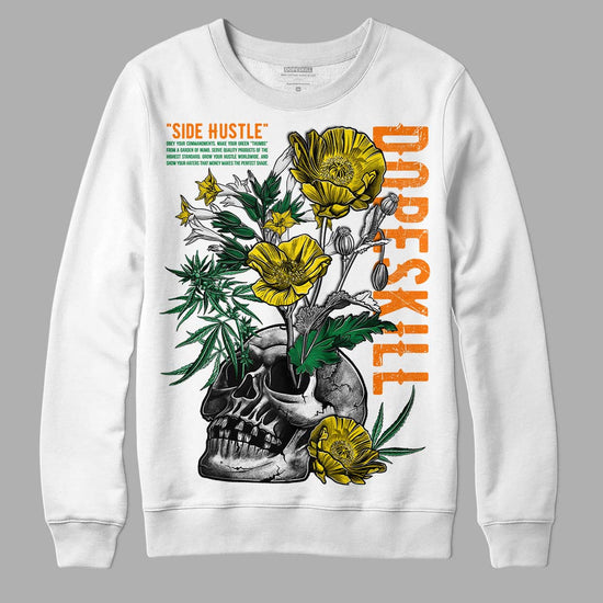 Dunk Low Reverse Brazil DopeSkill Sweatshirt Side Hustle Graphic Streetwear - White