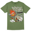 Olive Sneakers DopeSkill Olive T-Shirt Break Through Graphic Streetwear