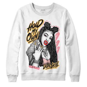 Jordan 3 GS “Red Stardust” DopeSkill Sweatshirt New H.M.O Graphic Streetwear - White