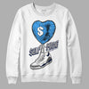 Jordan 3 "Midnight Navy" DopeSkill Sweatshirt Self Made Graphic Streetwear - White 