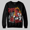 Jordan 12 Retro Flu Game (2025) DopeSkill Sweatshirt Drip'n Never Tripp'n Graphic Streetwear - Black