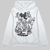 Jordan 4 “Fear” DopeSkill Hoodie Sweatshirt Real Y2K Players Graphic Streetwear - White