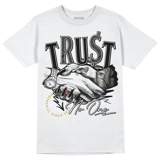 Jordan 11 "Gratitude" DopeSkill T-Shirt Trust No One Graphic Streetwear - White 