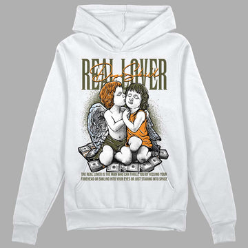 Jordan 5 "Olive" DopeSkill Hoodie Sweatshirt Real Lover Graphic Streetwear - White 