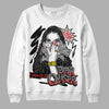 Jordan Spizike Low Bred DopeSkill Sweatshirt NPC Graphic Streetwear - White 