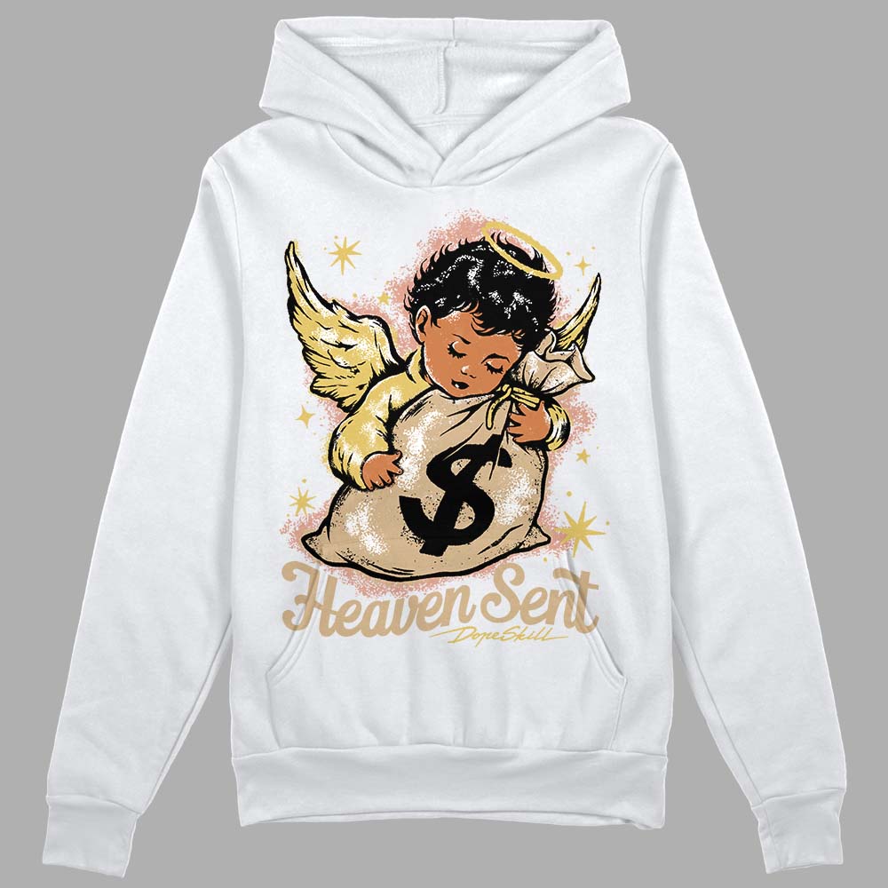 TAN Sneakers DopeSkill Hoodie Sweatshirt Heaven Sent Graphic Streetwear - White