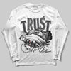 Jordan 3 Retro Black Cat DopeSkill Long Sleeve T-Shirt Trust No One Graphic Streetwear - White