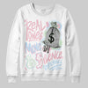 Jordan 4 Retro Valentine's Day (2026) (GS) DopeSkill Sweatshirt Real Ones Move In Silence Graphic Streetwear - White 